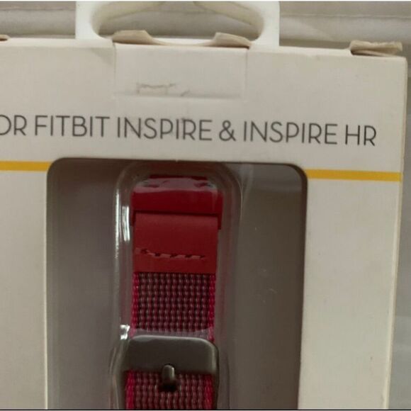 Fitbit Inspire & Inspire HR Pink Woven Nylon Band *New* - Picture 2 of 4